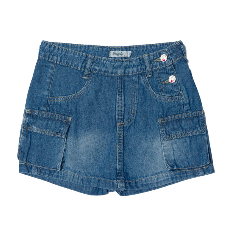 Falda short en jean