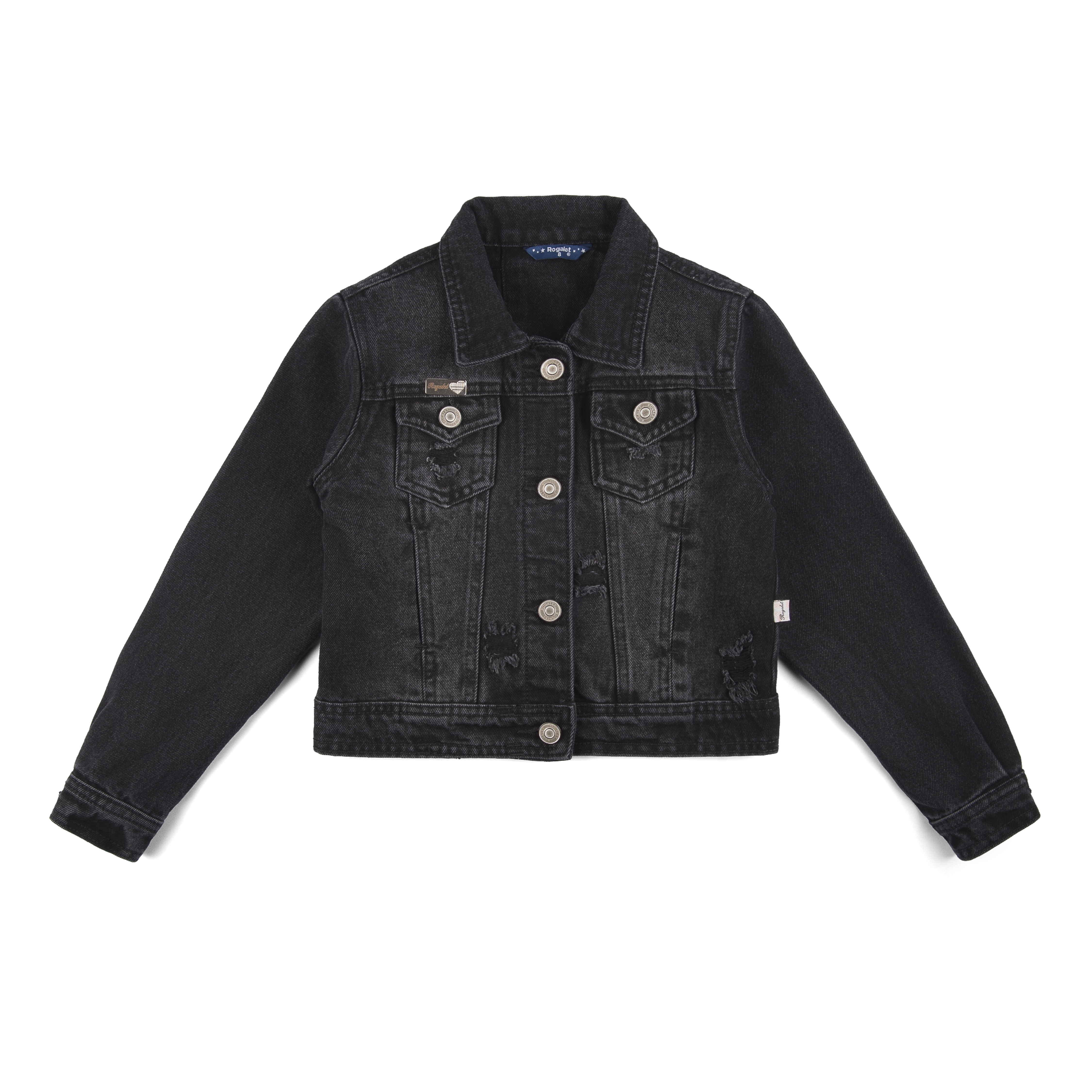 Chaqueta Denim Negra para Niña