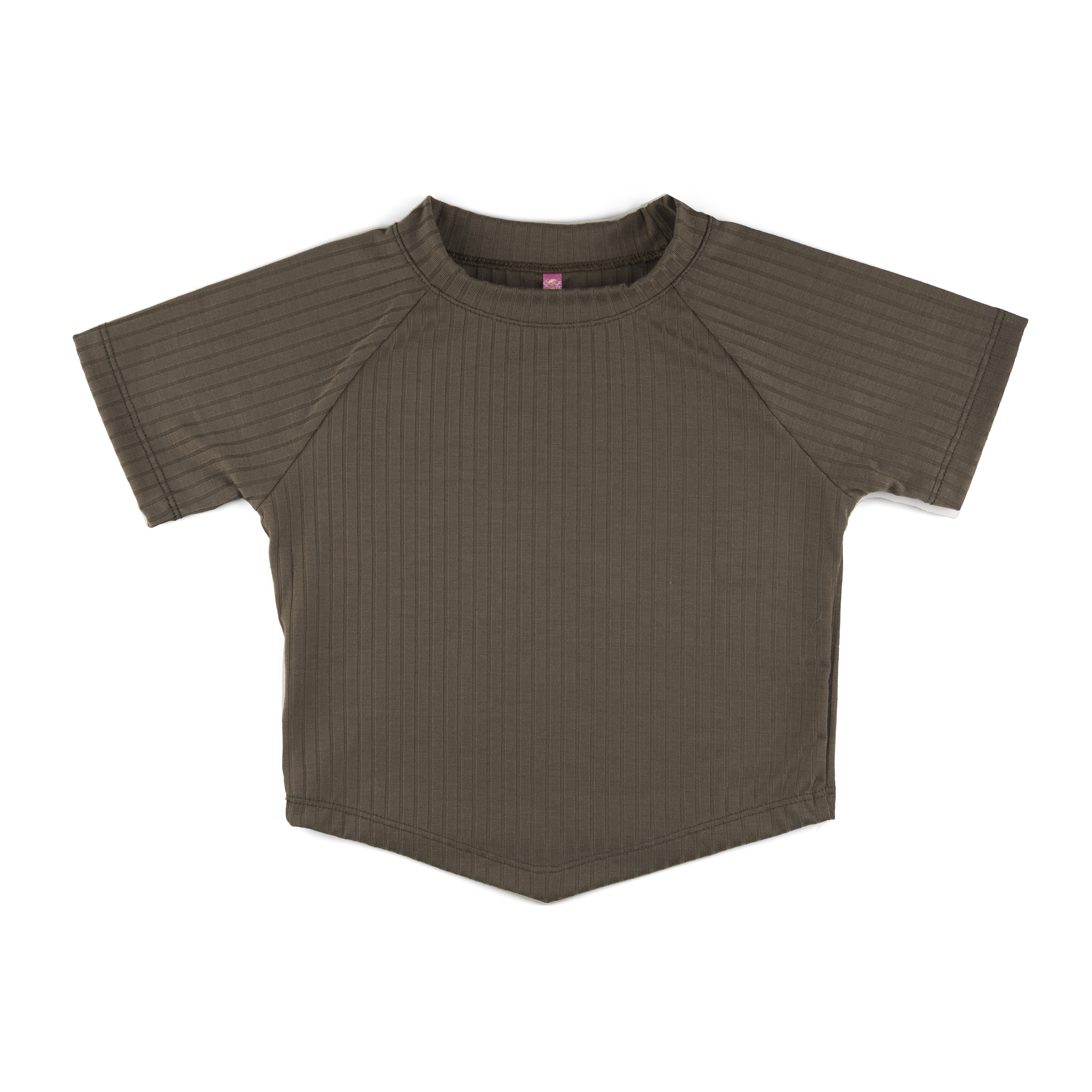 Blusa Crop top Acanalada