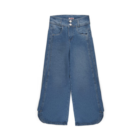 Jean Wide Curvo para Niña
