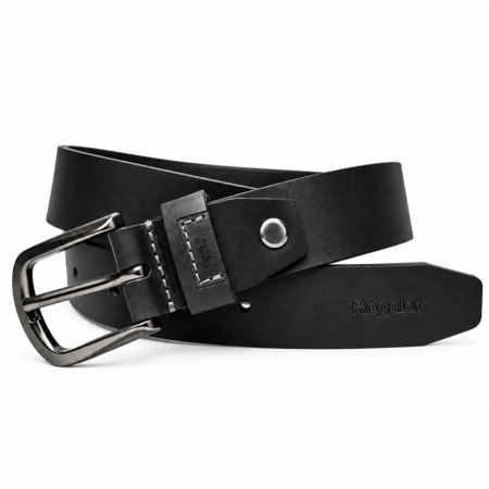 CINTURÓN DE CUERO NEGRO