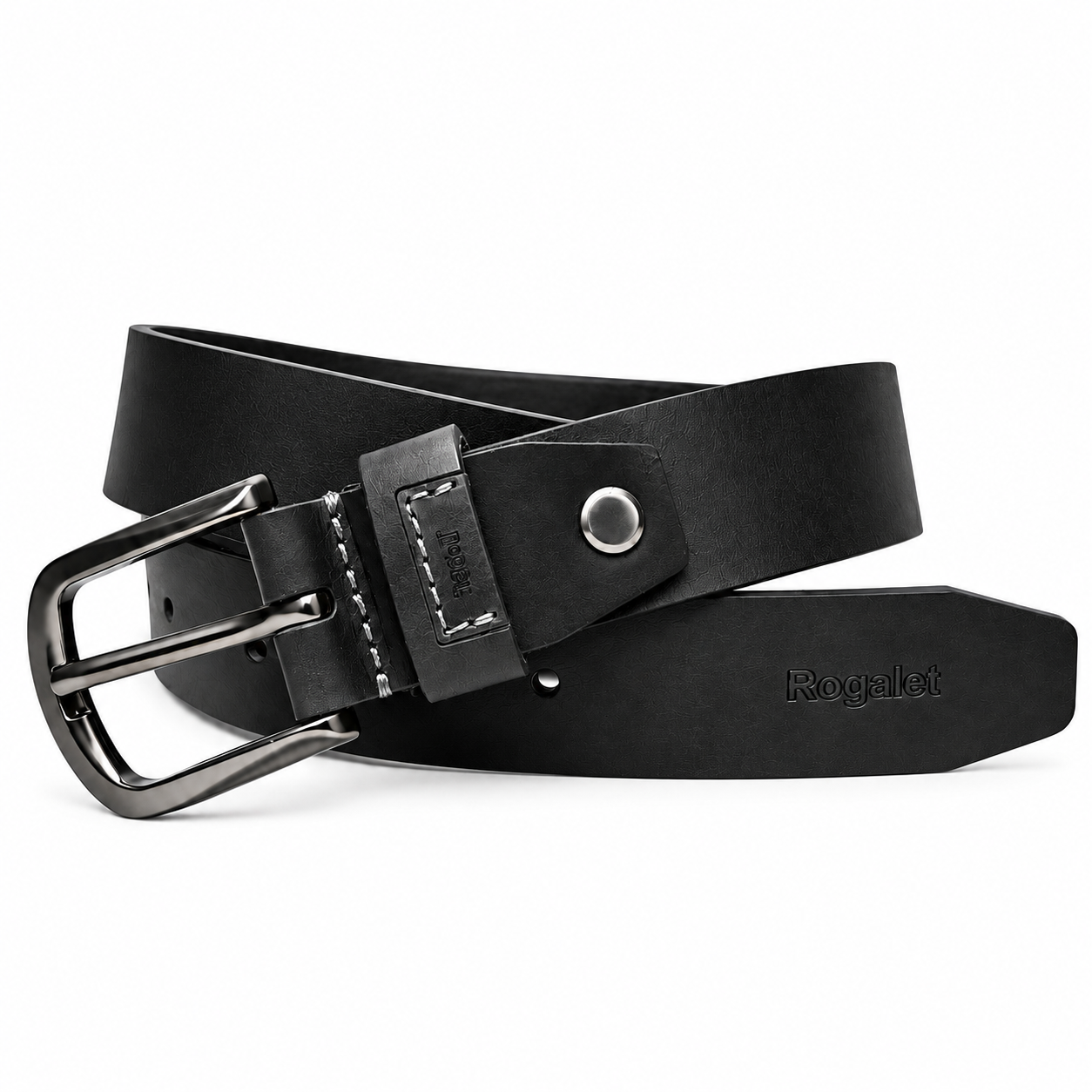 CINTURÓN DE CUERO NEGRO
