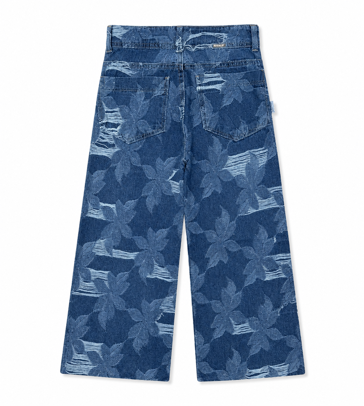 JEAN WIDE LEG FLORAL – REF. RGT4-52 - Imagen 2