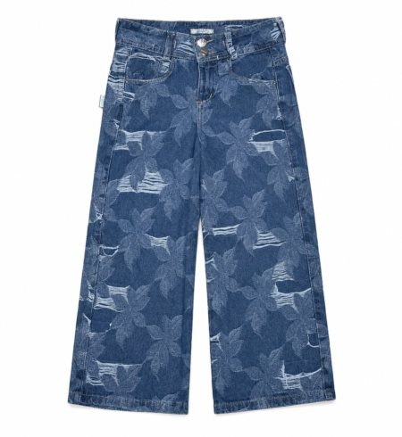 JEAN WIDE LEG FLORAL – REF. RGT4-52
