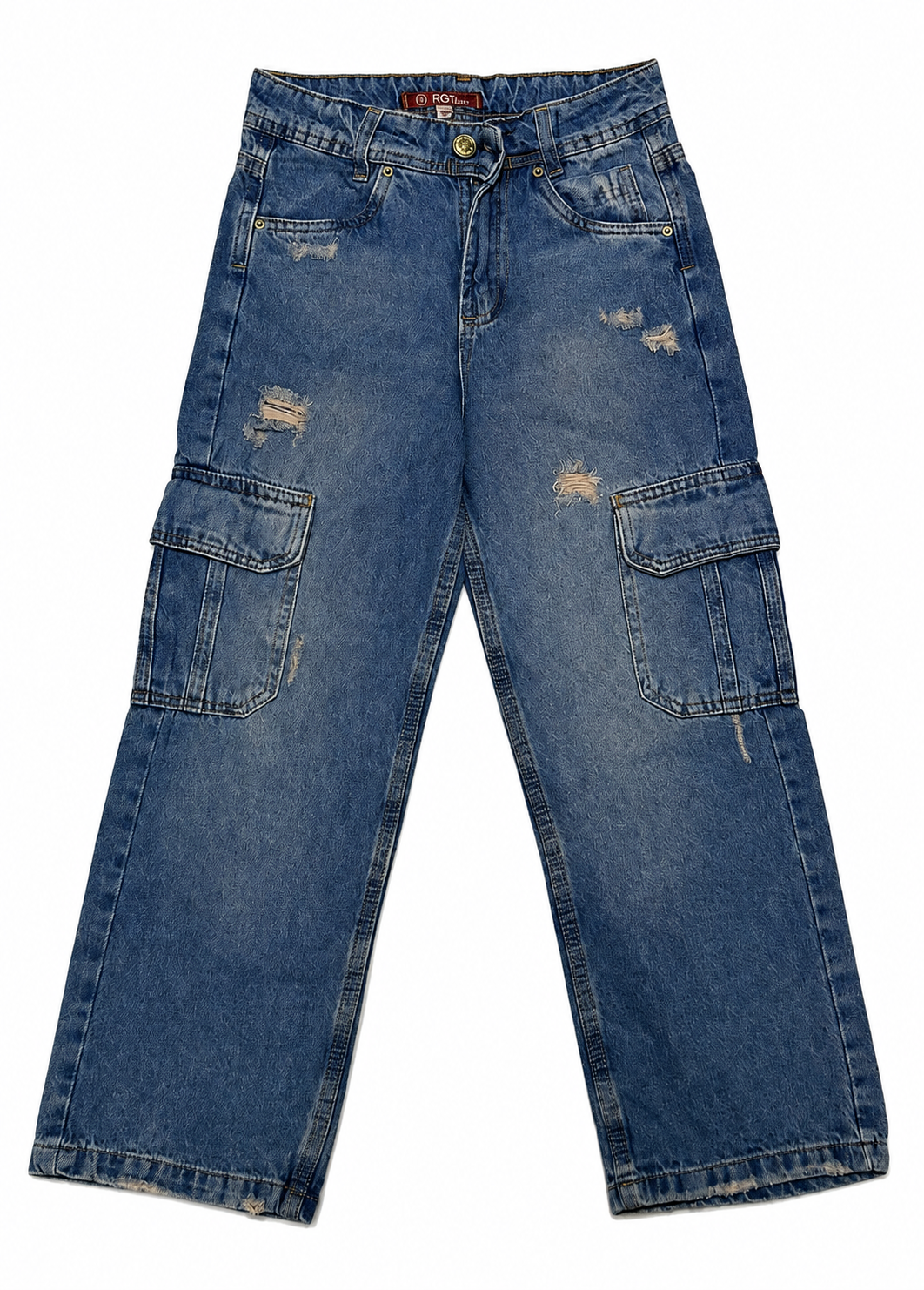 JEAN CARGO RIPPED WASH – REF. RGT419