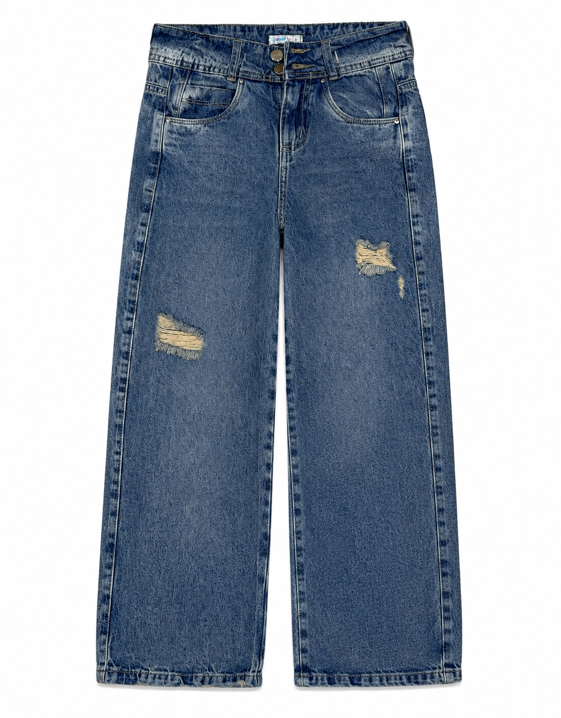 JEAN WIDE LEG DOUBLE WAIST – REF. RGT452